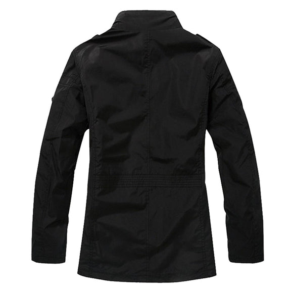 Blazer Ejecutivo Talla Grande con Cuello Alzado - Casual Profesional