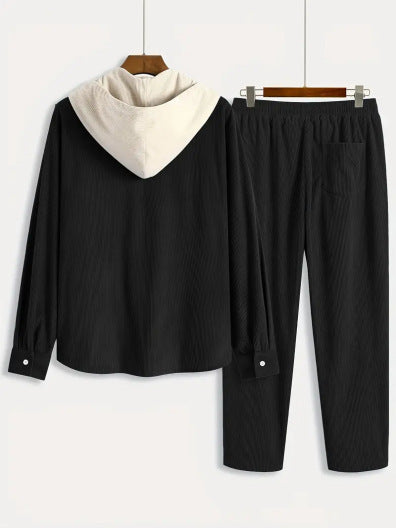 Sudadera con Capucha Waffle Texturizada - Conjunto Dos Piezas Moderno - Image 14