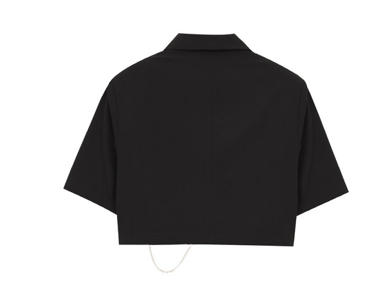 Blazer Corto de Diseño Minimalista para Mujer - Verano Casual Elegante - Image 2
