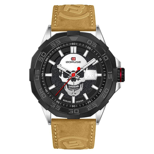 Reloj Deportivo Resistente al Agua con Calendario y Correa de Cuero - Image 4