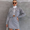Traje Ejecutivo Ajustado de Dos Piezas - Chaqueta y Top Ceñido Sexy
