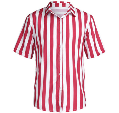 Camisa Casual de Rayas para Hombre - Manga Corta - Image 18