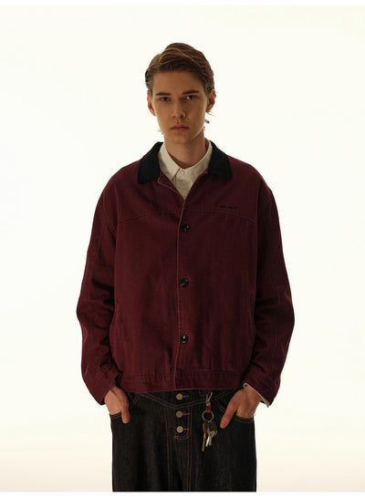 Chaqueta de Trabajo Retro Corta para Hombre - Image 11