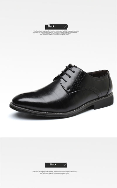 Zapatos de Cuero Británicos Talla Grande para Hombre - Image 19