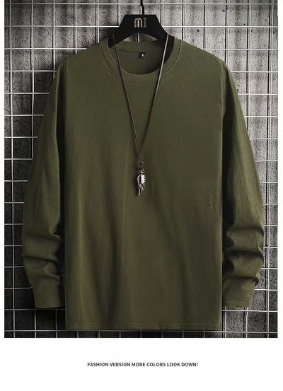 Camiseta Básica Cuello Redondo Talla Grande Hombre Primavera - Image 13