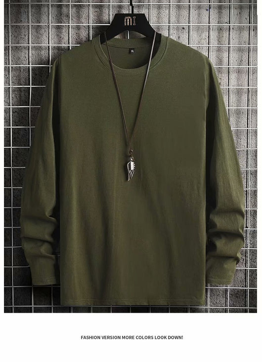 Camiseta Básica Cuello Redondo Talla Grande Hombre Primavera - Image 13