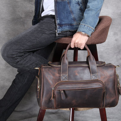 Bolso de Viaje en Cuero Genuino Premium - Image 27