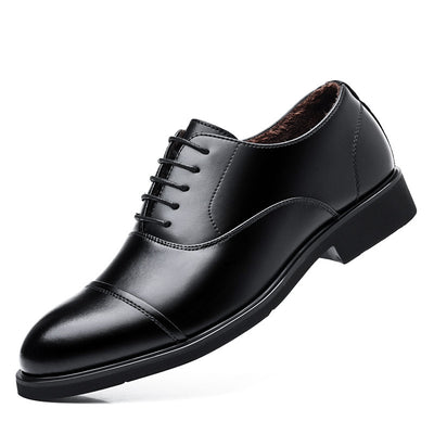 Zapatos de Cuero para Hombre con Alzada Interna y Punta Afilada - Calzado de Boda - Image 3