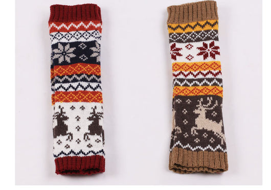 Guantes Navideños de Lana Tejida con Diseño Infantil - Cálidos y Acogedores - Image 15
