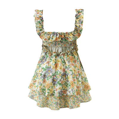 Vestido Sin Mangas Ajustado con Estampado y Detalles Recortados - Image 5