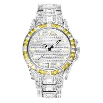 Reloj Inteligente para Hombre Arcoíris Degradado con Diamantes Resistente al Agua - Image 8