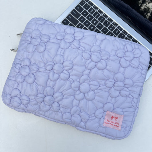 Bolsa para Tablet 13 Pulgadas con Bordado Floral y Algodón Acolchado - Image 17