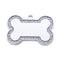 Glitter Plateado 32x21x2 Mm