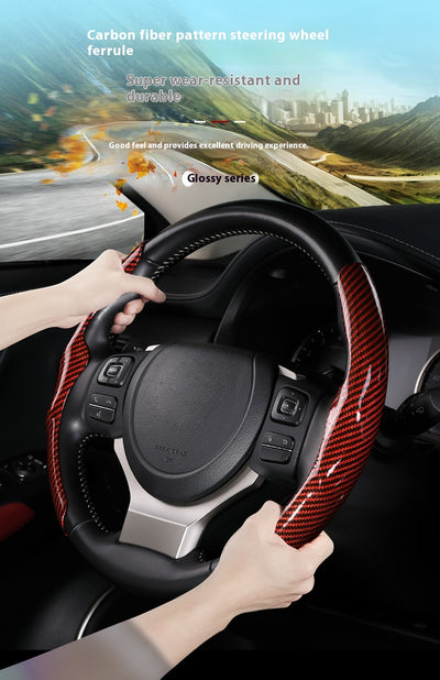 Funda Volante Fibra Carbono Brillo - Diseño Premium para Auto - Image 13