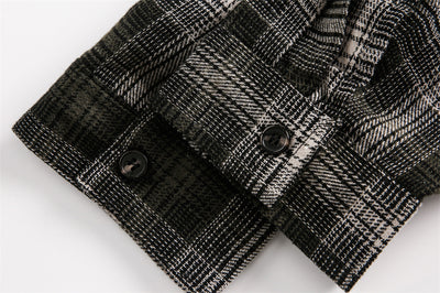 Camisa a Cuadros con Capucha para Hombre y Mujer - Image 19