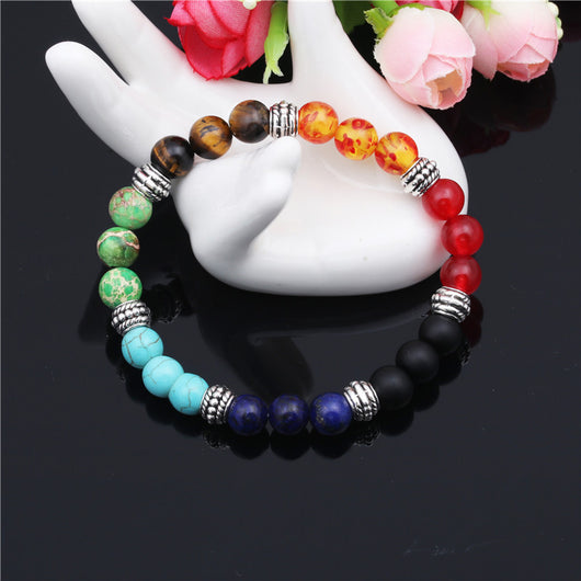 Pulsera Chakra de Piedras Naturales para Yoga y Energía - Image 8