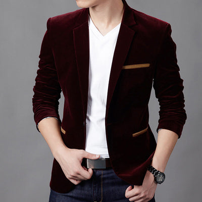 Traje Slim Casual de Pana para Hombre - Image 9