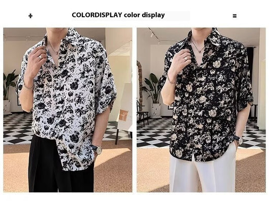 Playera Suelta Oversize de Manga Corta para Hombre - Estilo Casual Versátil - Image 13