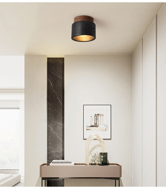 Lámpara de Techo Moderna Minimalista Negra y Amarilla - Image 23