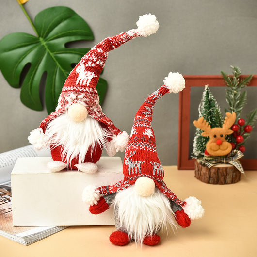 Figura Decorativa de Papá Noel para Escritorio - Postura de Pie