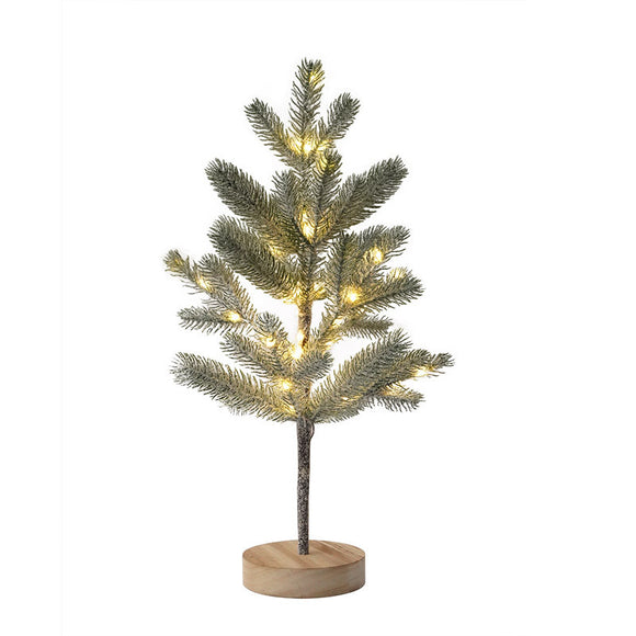 Lámpara LED Decorativa Árbol de Navidad Artificial con Batería - Luz de Mesa DIY