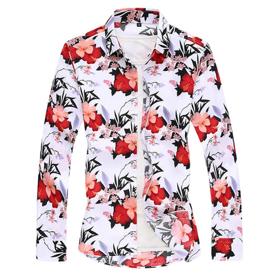 Camisa Estampada para Hombre Talla Grande - Colección Verano - Image 2