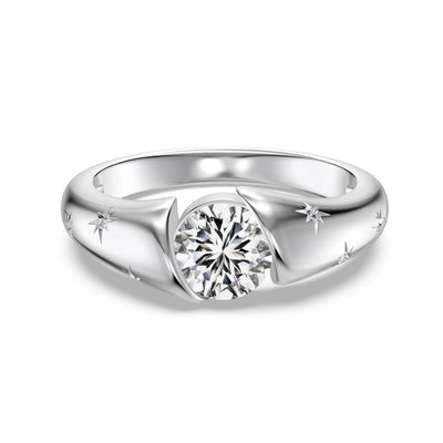 Anillo de Estilo Chino Brillante con Detalles Ornamentales para Mujer - Image 5