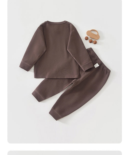 Pijama Infantil de Algodón Puro con Manga Larga para Casa - Image 15