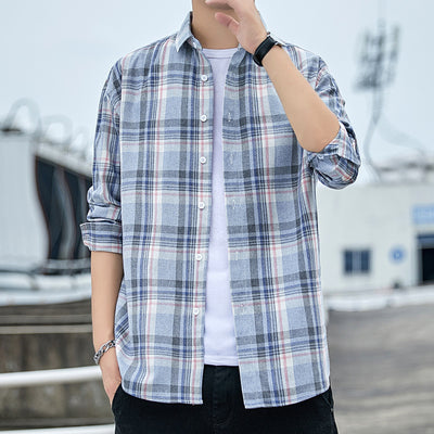 Camisa Casual de Algodón Transpirable Ultraligera para Hombre - Image 2