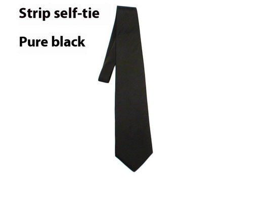Corbata Negra 8cm para Hombre - Elegancia Profesional y Formal - Image 2