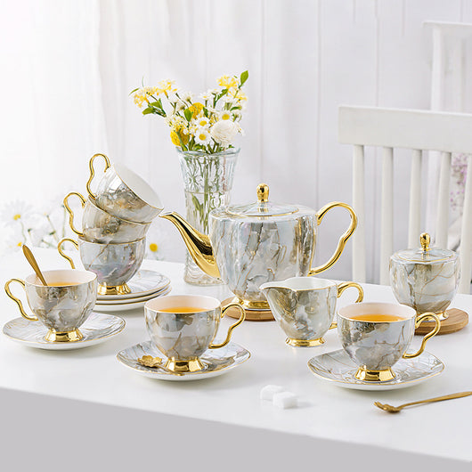 Juego de Tazas de Café en Porcelana Bone China Premium - Image 6