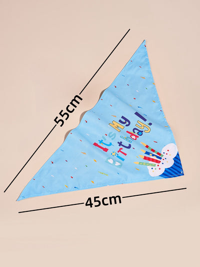 Babero Triangular Estampado con Diseño de Perrito para Cumpleaños - Image 8