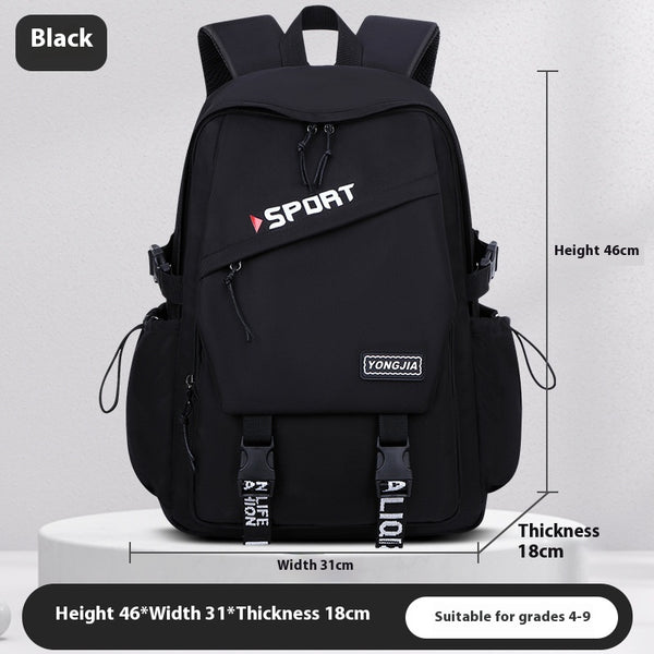 Mochila Escolar de Gran Capacidad Trend Simple - Image 6