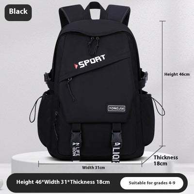 Mochila Escolar de Gran Capacidad Trend Simple - Image 6