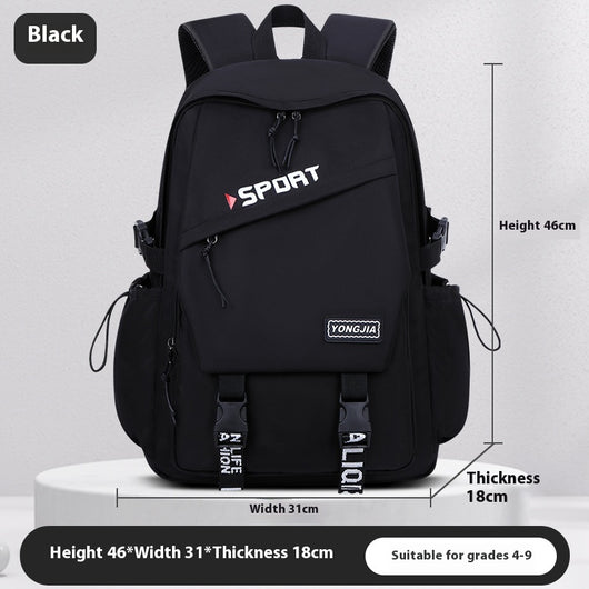 Mochila Escolar de Gran Capacidad Trend Simple - Image 6