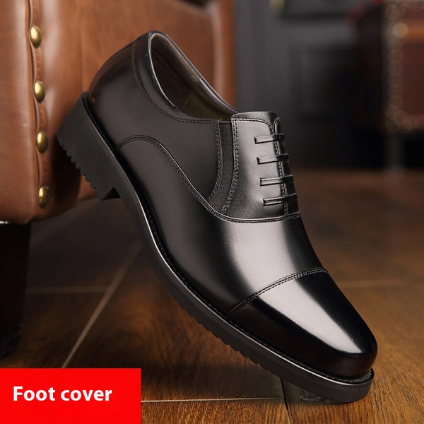Zapatos de Cuero Formal Ejecutivo de Tres Secciones