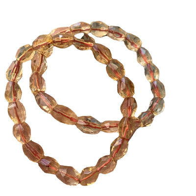 Pulsera de Cuarzo Citrino Facetado en Forma de Barril - Cristal Natural - Image 8