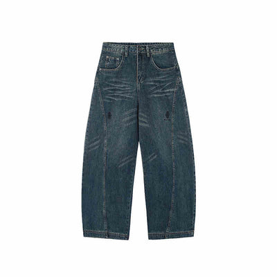 Pantalones Jeans Rectos Anchos Vintage Efecto Caída - Image 6