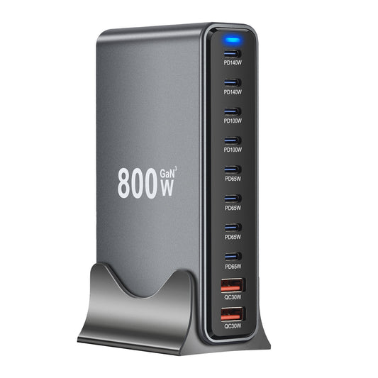 Cargador de Escritorio Multifuncional 800W con Tecnología Gallium Nitride PD - Image 2