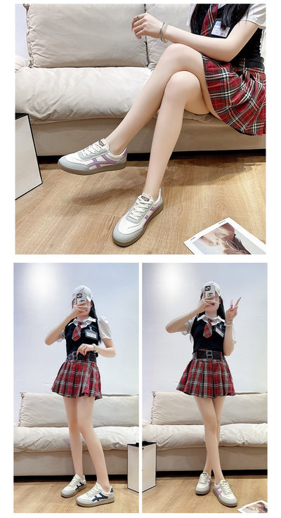 Zapatillas Cortez Mujer con Falda y Suela Gruesa - Image 16
