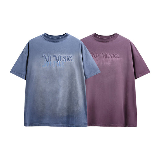 Playera Estampada 3D con Tinte Degradado para Hombre - Primavera y Verano - Image 5