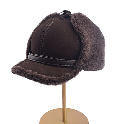 Gorro de Lana de Borrego para Adultos Mayores y de Mediana Edad - Image 6