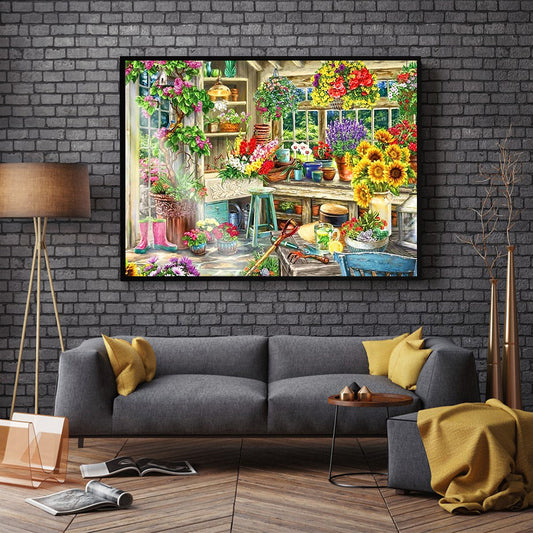 Pintura de Diamantes Girasoles - Bordado de Mosaico Diamantado