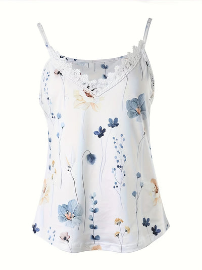 Blusa de Encaje Escote V Europeo Estilo Casual con Tirantes - Image 12