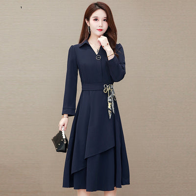 Falda Midi Elegante para Mamás con Cintura Ajustada - Image 9