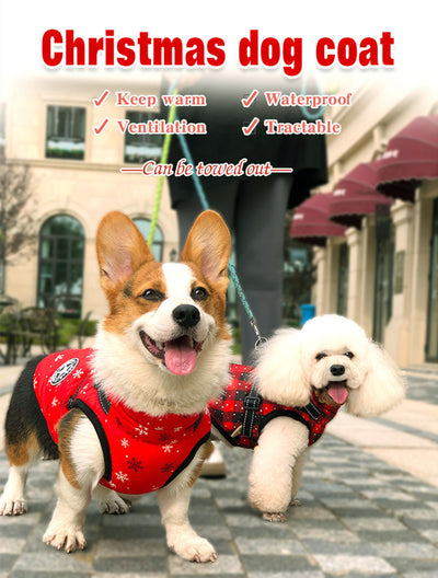 Chaleco Reflectante Navideño para Perros - Abrigo Impermeable Invierno - Image 2