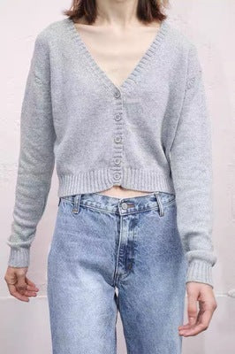 Cardigan Tejido Cuello V Manga Larga BM - Image 12