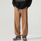 Pantalones de Pana Rectos Anchos con Forro Polar - Pantalones Casuales Cómodos