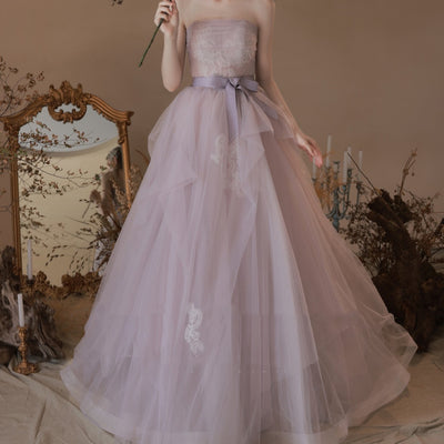 Vestido Tubo Púrpura para Cena de Gala y Bodas
