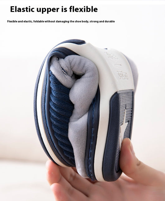 Pantuflas Cálidas para Hombre Talla Grande - Algodón Antideslizante - Image 13